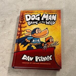 Dog Man: Brawl of the Wild by - Red and Yellow Cover